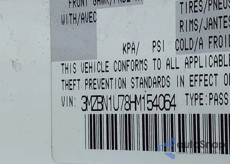 2017 Mazda Mazda3 Sport из США, поврежденный, VIN 3MZBN1U78HM154064